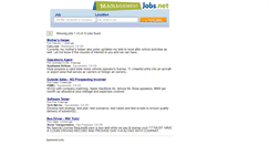 Desktop Screenshot of managementjobs.net